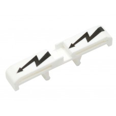 Защитная маркировка ("молния") на клеммники AVK 16-35*, (белая); IP 3S