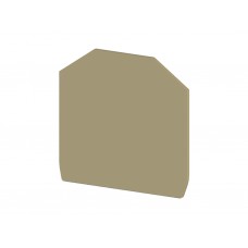 Концевой сегмент на клеммники AVK-Y10, (бежевый); NPP / AVK-Y10