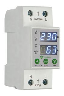 Реле контроля напряжения 1L (230В AC) 63А