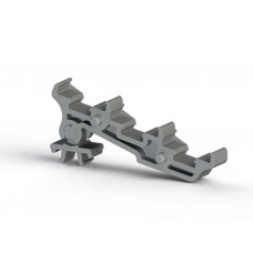 Трехуровневый держатель маркировочных элементов для PYK 2,5 - 2F (серый); PYK 2,5 ETS3