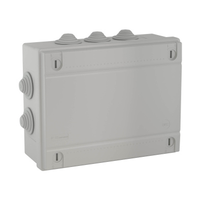 Коробка ответвит. с кабельными вводами 2х40мм + 6х32мм, IP55, 240х190х90мм