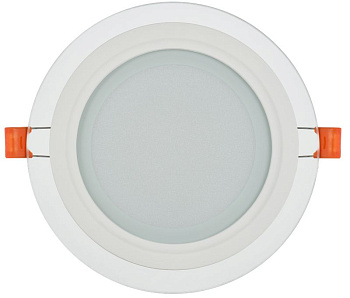 Светильник LED ДВО 1621 со стекл. круг 12Вт 4000К IP20 IEK