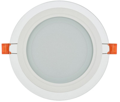 Светильник LED ДВО 1621 со стекл. круг 12Вт 4000К IP20 IEK