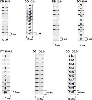 Вертикальная марк-ка  (31-40), DO10/8 (500шт/упак) Вертикальная марк-ка  (31-40), DO10/8 (500шт/упак)