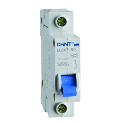 Авт. выкл. DZ47-60 1P 16A 4.5kA х-ка B (CHINT)