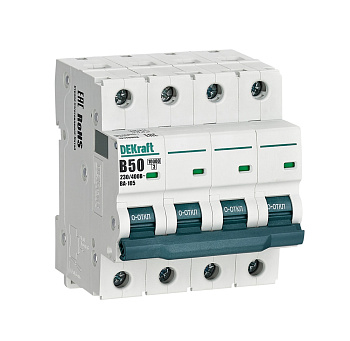 Авт. выкл. 4P 50A х-ка B ВА-105 10кА