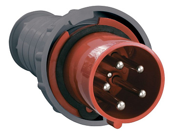 Вилка 035 3Р+РЕ+N 63А 380В IP54 ИЭК