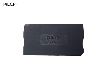 Крышка торцевая для push-in клеммы под предохранитель 4 мм2, черная