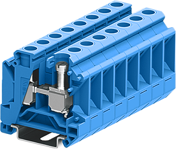 Винтовая Клемма серии SUK, сечение 16мм², син.