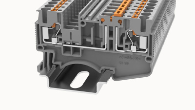DS2.5-MT-01P-11-00A(H), Клемма PUSH-IN, 2.5 мм.кв., с размыкателем, серый, шт