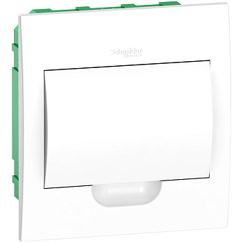 City9 Box корпус встраиваемый с белой дв. 1ряд/8мод