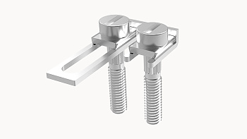 SB2-RTK/S, Соединительная перемычка, сдвижная, не изолир., 2П, для клемм PCTK6 шириной 8,2 мм, сталь, шт
