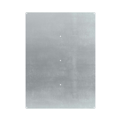 Монтажная панель для цельного навесного шкафа из фибергласа, металл, 800х600 (ВхШ) мм