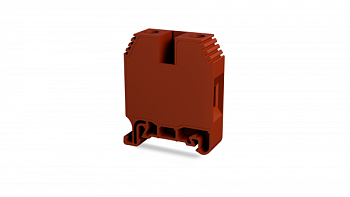 Клеммник на DIN-рейку (Винтовой) 35 мм.кв. (коричневый);TBL 35