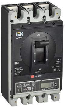 ARMAT Авт. выкл. лит. корпус 3P H 85кА 400А эл. пр. IEK ARMAT Авт. выкл. лит. корпус 3P H 85кА 400А эл. пр. IEK