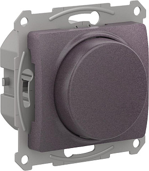 GLOSSA СВЕТОРЕГУЛЯТОР (диммер) повор-нажим, LED, RC, 400Вт, мех., СИРЕН.ТУМАН