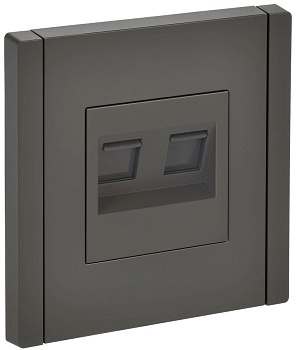 FORTE&PIANO Роз. комп. 2-ая RJ45 кат.6 FP334 сер. IEK