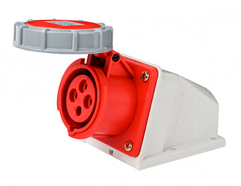 Розетка стац. 3Р+РЕ 32А 380В IP67 РС-103