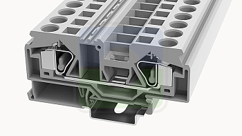WS16-01P-11-00A(H), Клемма пружинная WS, 16 мм.кв., серый, шт