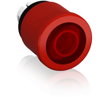 Кнопка MPMP3-11R ГРИБОК красная (только корпус) с подсветкой с у силенной фиксацией 40мм отпускание вытягиванием поворотом