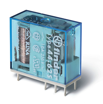 Миниатюрное универсальное электромеханическое реле;  2СO 10A;  катушка 48В DC;