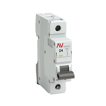 Выключатель автоматический AV-6 1P 4A (D) 6kA EKF AVERES Выключатель автоматический AV-6 1P 4A (D) 6kA EKF AVERES