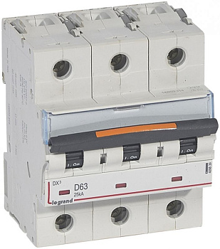 Автоматический выключатель DX3 3П D63A 25kA Автоматический выключатель DX3 3П D63A 25kA