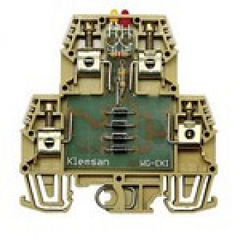 Клеммник 2-х ярусный с электронными компонентами (схема 7); WG-EKI