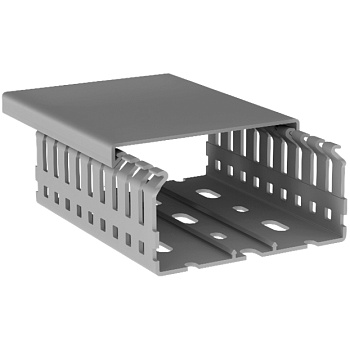 KKD 8040; Перфорированный короб с крышкой, 80x40 (ШxВ)(36м/упак)