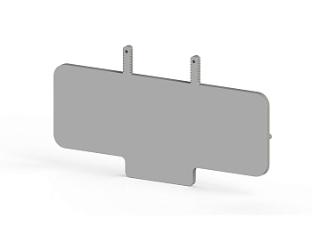 Концевой сегмент на клеммники WGO 5, (серый); NPP / WGO 5