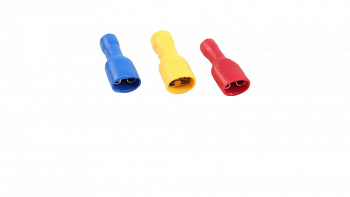 Разъемы плоские  полностью изолированные "мама" 6,35мм, 1,5-2,5мм2; IFFT 2638