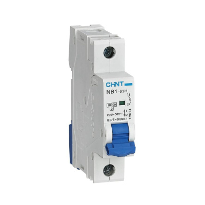 Авт. выкл. NB1-63H 1P 10A 10кА х-ка C (R)(CHINT)