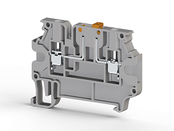 AVK 2,5 A; Клеммник с размыкателем на DIN-рейку, 2,5 мм.кв. (серый)