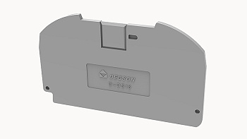 D-DS16-01P-11-00Z(H), Концевая крышка, для DS16, серый, шт