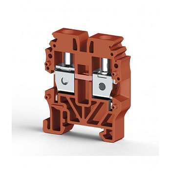 Миниклеммник винтовой 4 мм.кв. (красный); MVK4