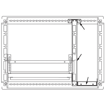 Комплект для создания кабельного отсека, для шкафов DAE/CQE 2000 x 600 Комплект для создания кабельного отсека, для шкафов DAE/CQE 2000 x 600