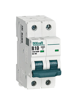 Авт. выкл. 2P 10A х-ка B ВА-105 10кА