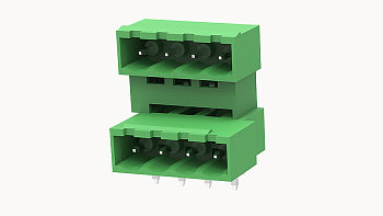 2EDGRTC-5.08-08P-14-00A(H), PCB-Клемма, 8П, зеленый, Шаг 5.08 мм, (-350), упак