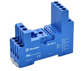 Розетка с винтовыми клеммами (с зажимной клетью) для реле 55.32, 55.34, таймера 85.02, 85.04; примен