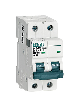 Авт. выкл. 2P 25A х-ка C ВА-105 10кА