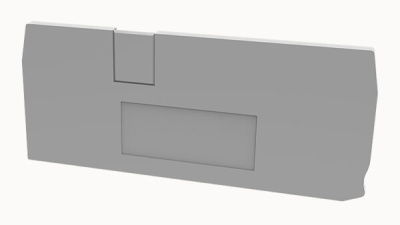 D-DS6-TW-01P-11-00A(H), Концевая крышка, для DS6-TW, серый, шт