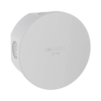 Коробка ответвит. с 4 кабельными вводами д.20мм, IP44, д.80х40мм (розница)