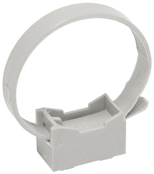 ELASTA Хомутный держатель со стяжкой CFF2 32-63мм серый IEK