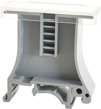 DBE-1-01P-11-00A(H), Держатель маркировки, TS35, безвинтовой,  серый, шт