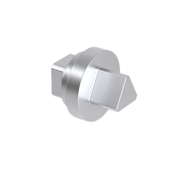 Личинка замка, для малой ручки, под ключ треугольного профиля 7мм