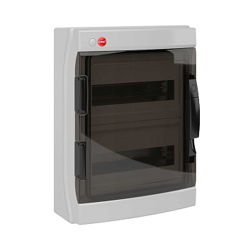 Щиток настен. с дверцей, 24(2х12)  мод., IP 65