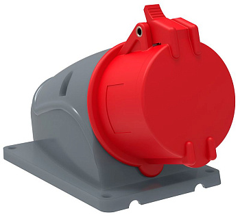 MAGNUM Розетка стац. ССИ-115 16А-6ч 380В 3P+PE+N IP44 IEK