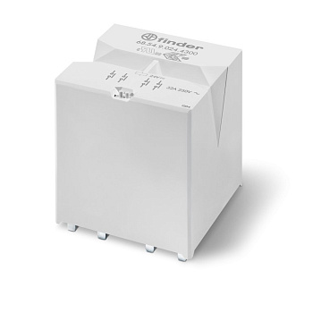 Силовое электромеханическое реле; 4NO 32A; контакты AgSnO2 (зазор ≥ 3,6мм); катушка 12В DC; степень защиты RTII; опции: нет