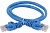 Шнур коммутационный кат.5Е UTP 2м синий GENERICA