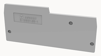 D-DSIO1.5/3-1-01P-11-00A(H), Концевая крышка, для DSIO1.5/3-1, серый, шт